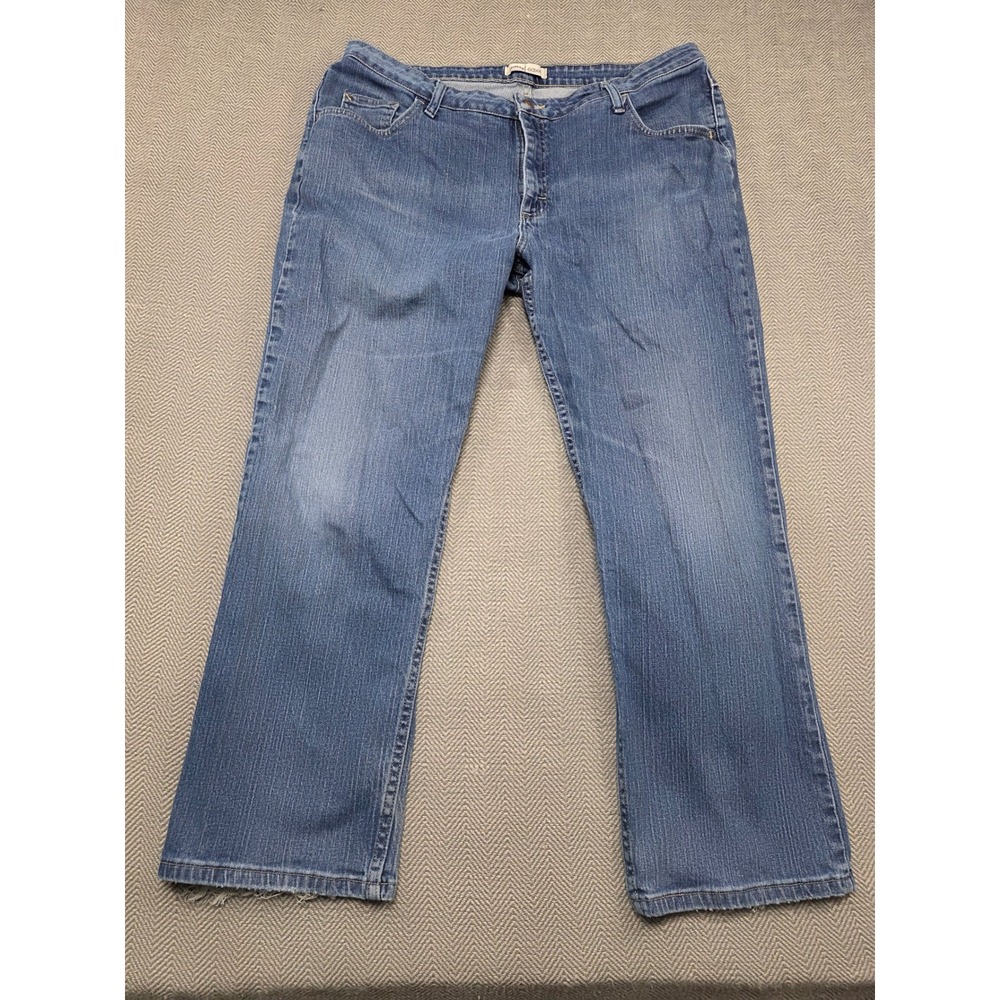 Riders by Lee Ease Denim Bootcut Jeans Women 20W P Blue Stretch